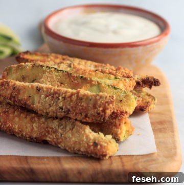 Keto Air Fryer Zucchini Fries