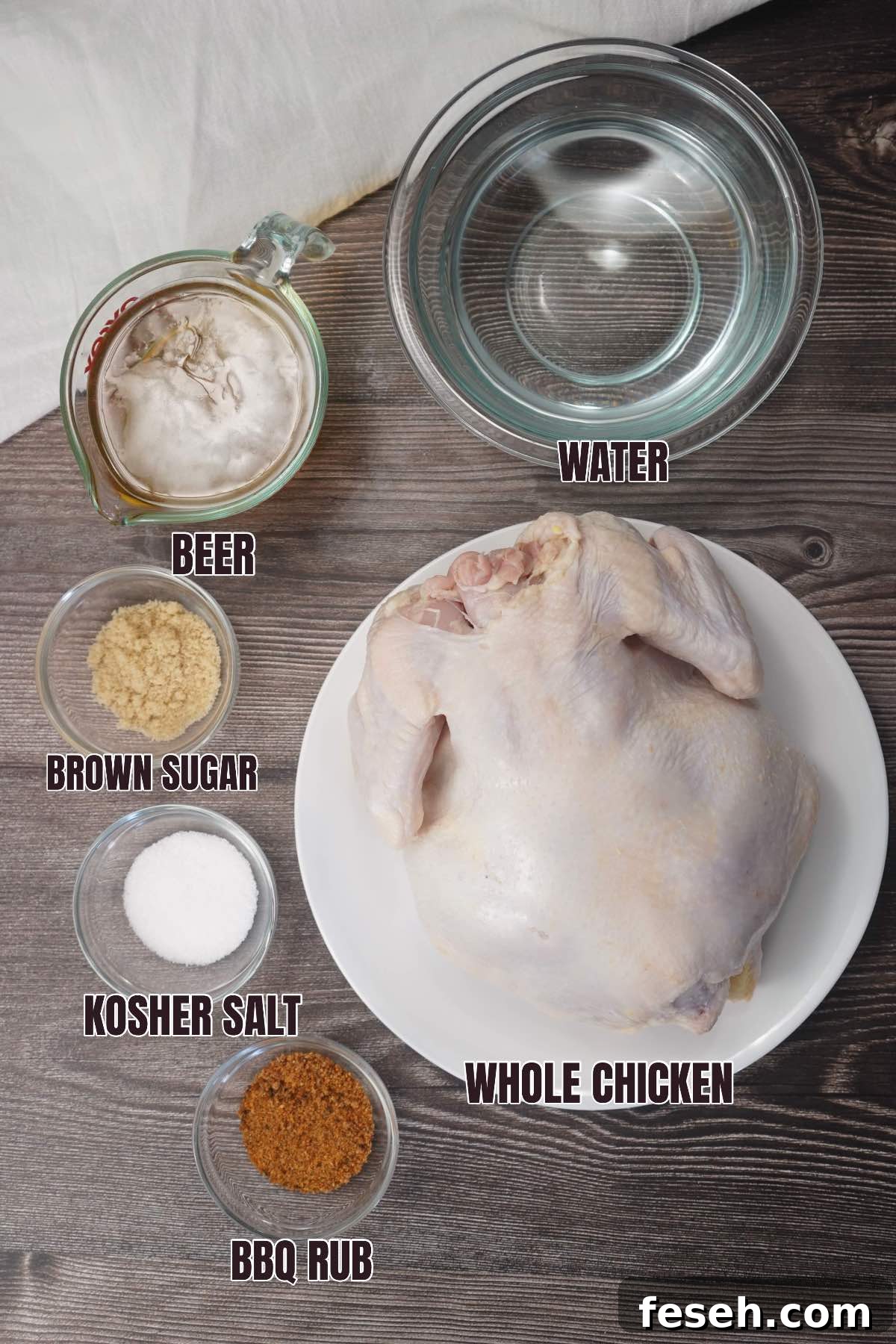 Smoked Whole Chicken ingredients