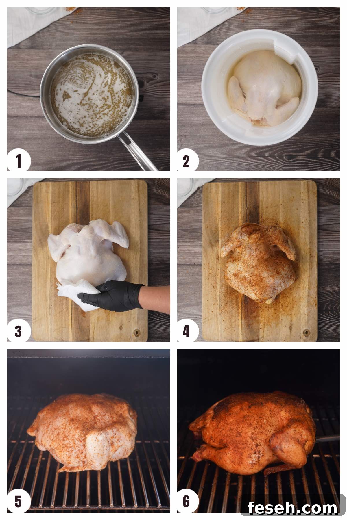 How to make a whole smoked chicken step by step 2