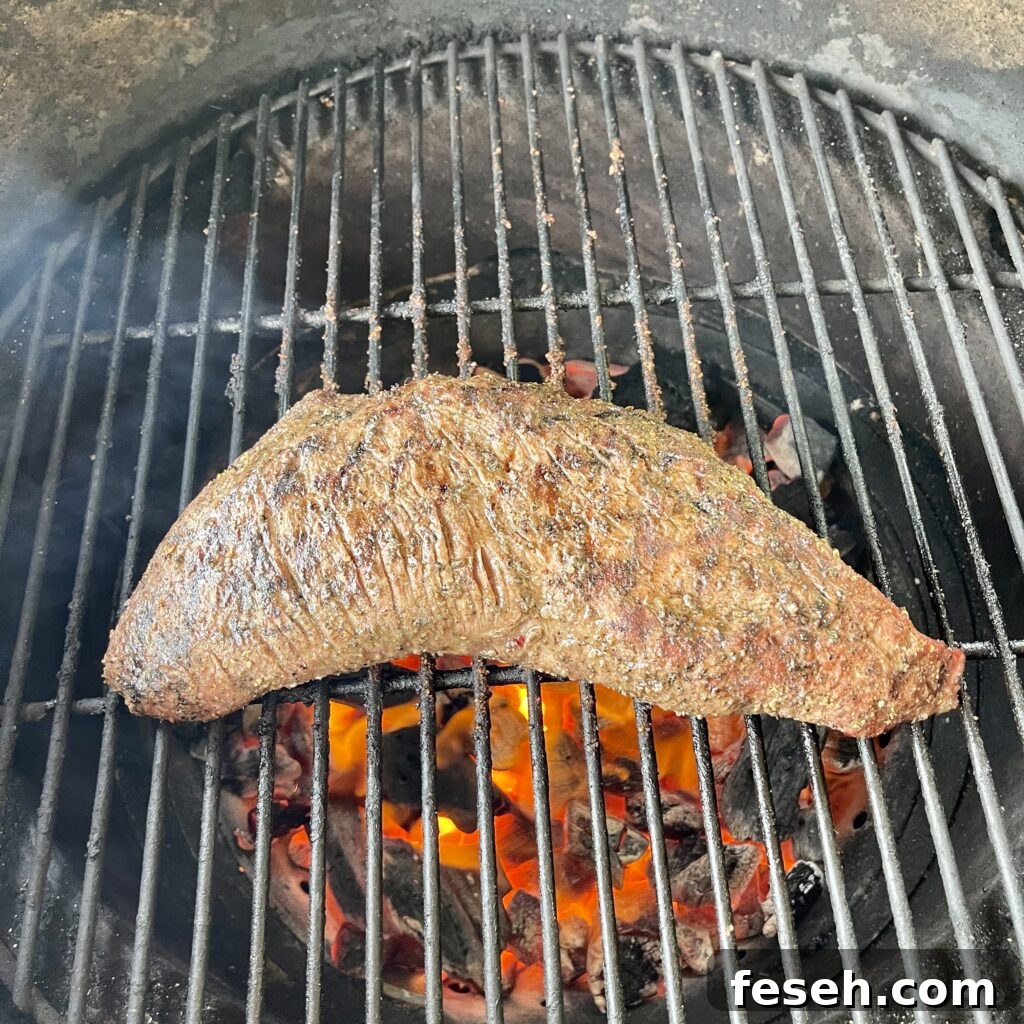 Tri tip on the grill