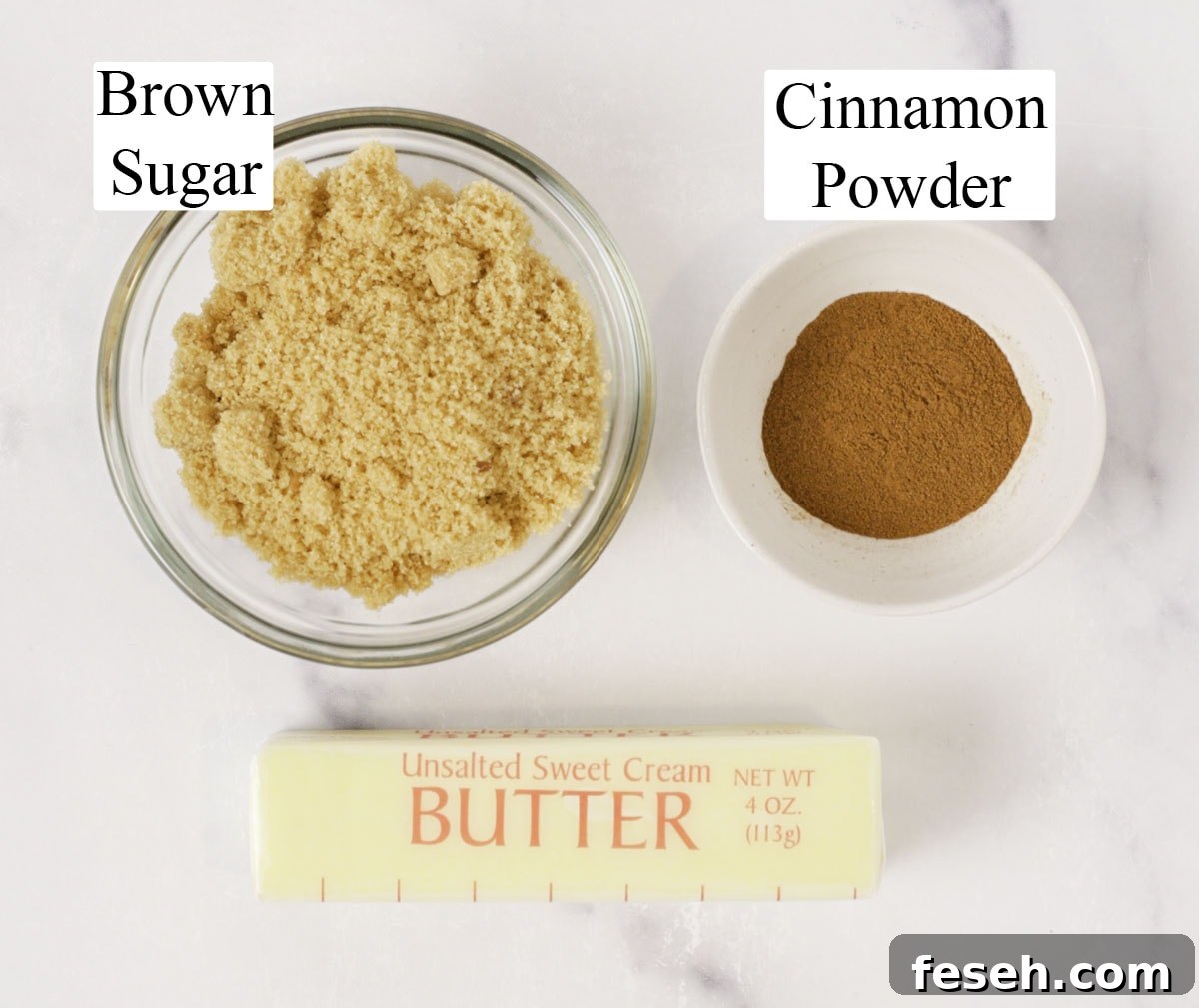 Cinnamon sugar filling