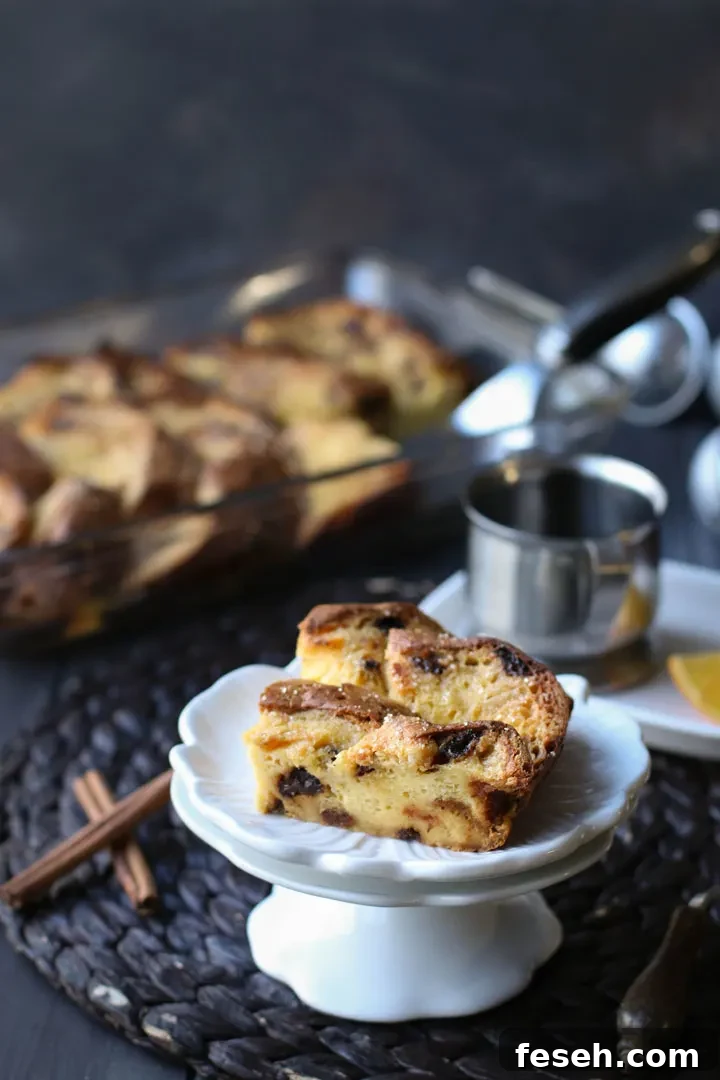 one serving of baked french toast on a white plate