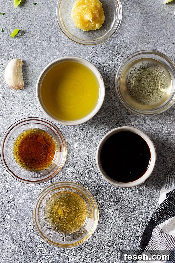 ingredients to make asian dressing