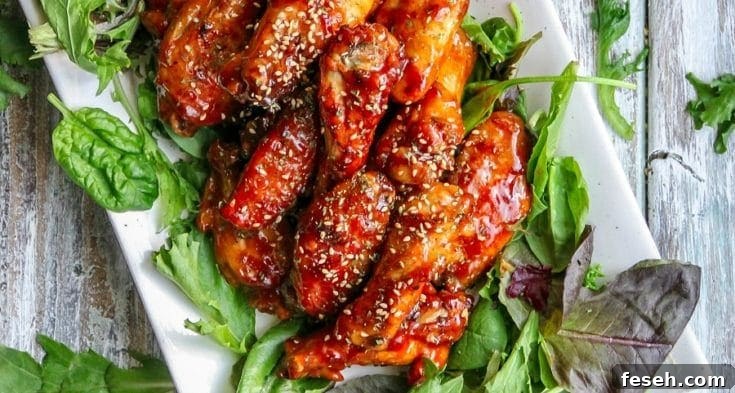 Spicy Baked BBQ Chicken Wings