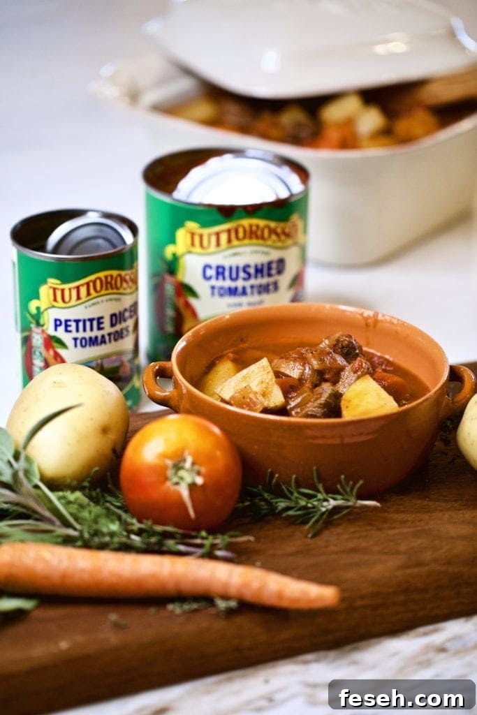 beef stew- vegetables