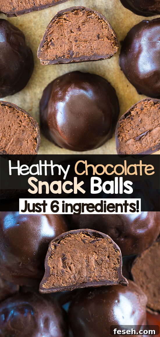 Vegan Healthy Chocolate Truffles