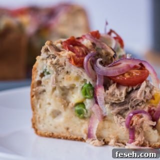 Tasty slice of tuna pie