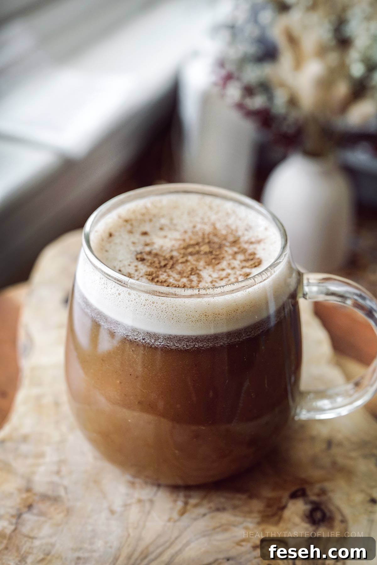 Herbal coffee in a mug