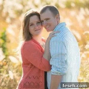 A picture of Victoria, the author and owner of Eating Gluten and Dairy Free and her husband, David.