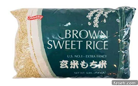 sweet brown rice