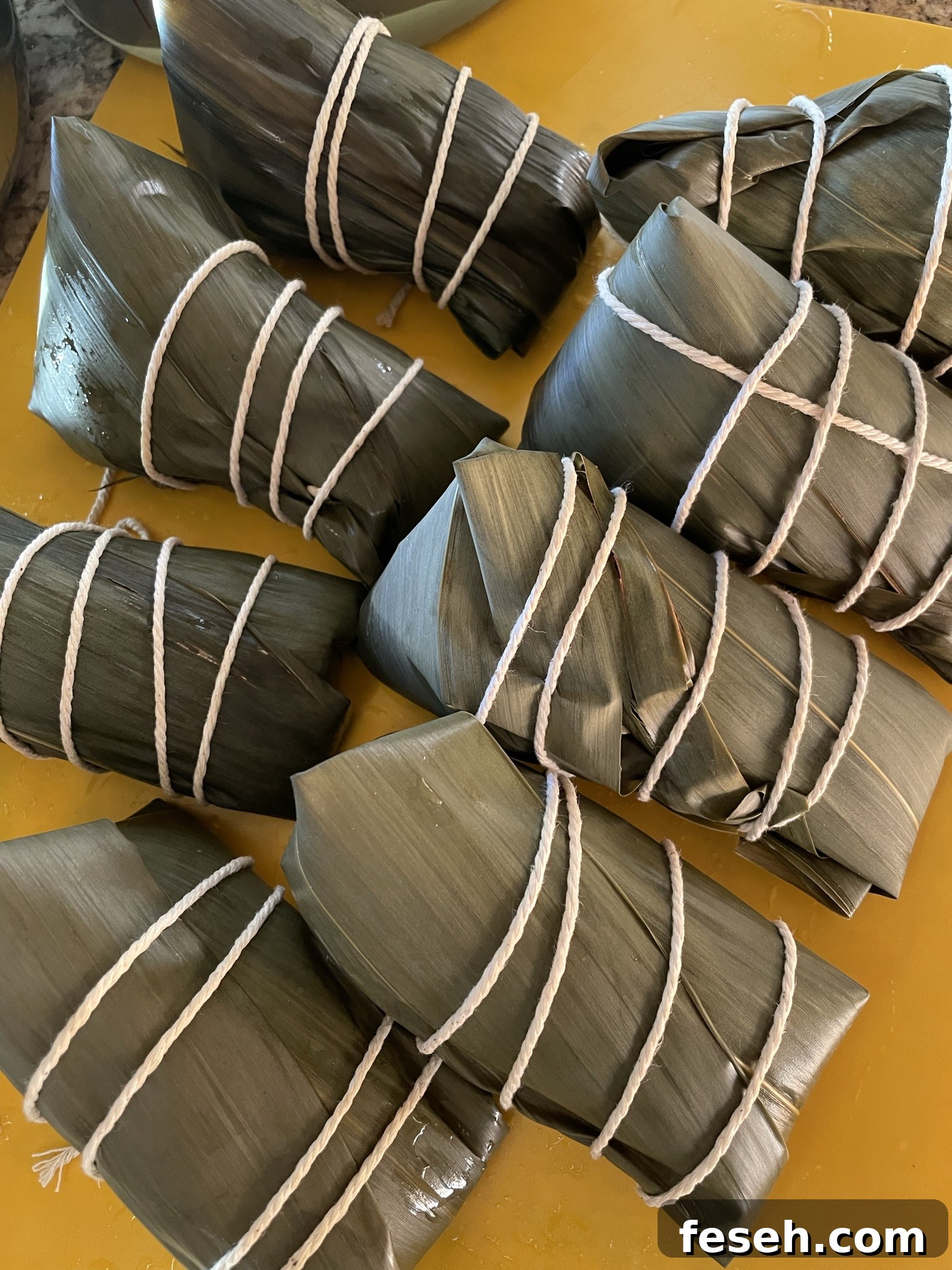 Uncooked zongzi
