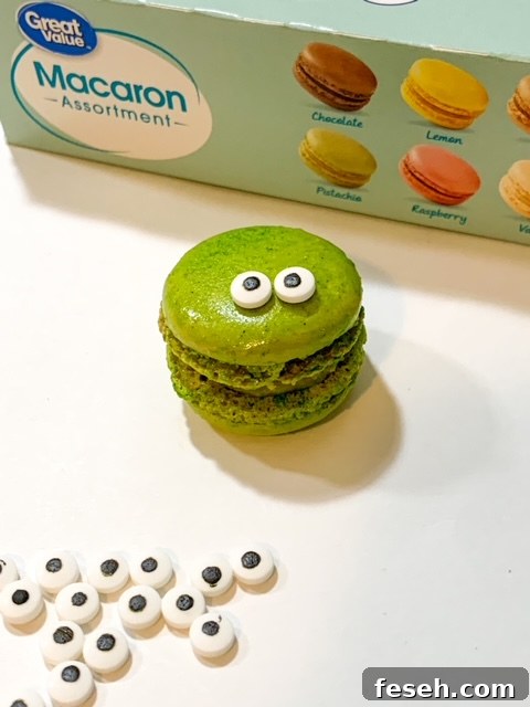 frog macaron step