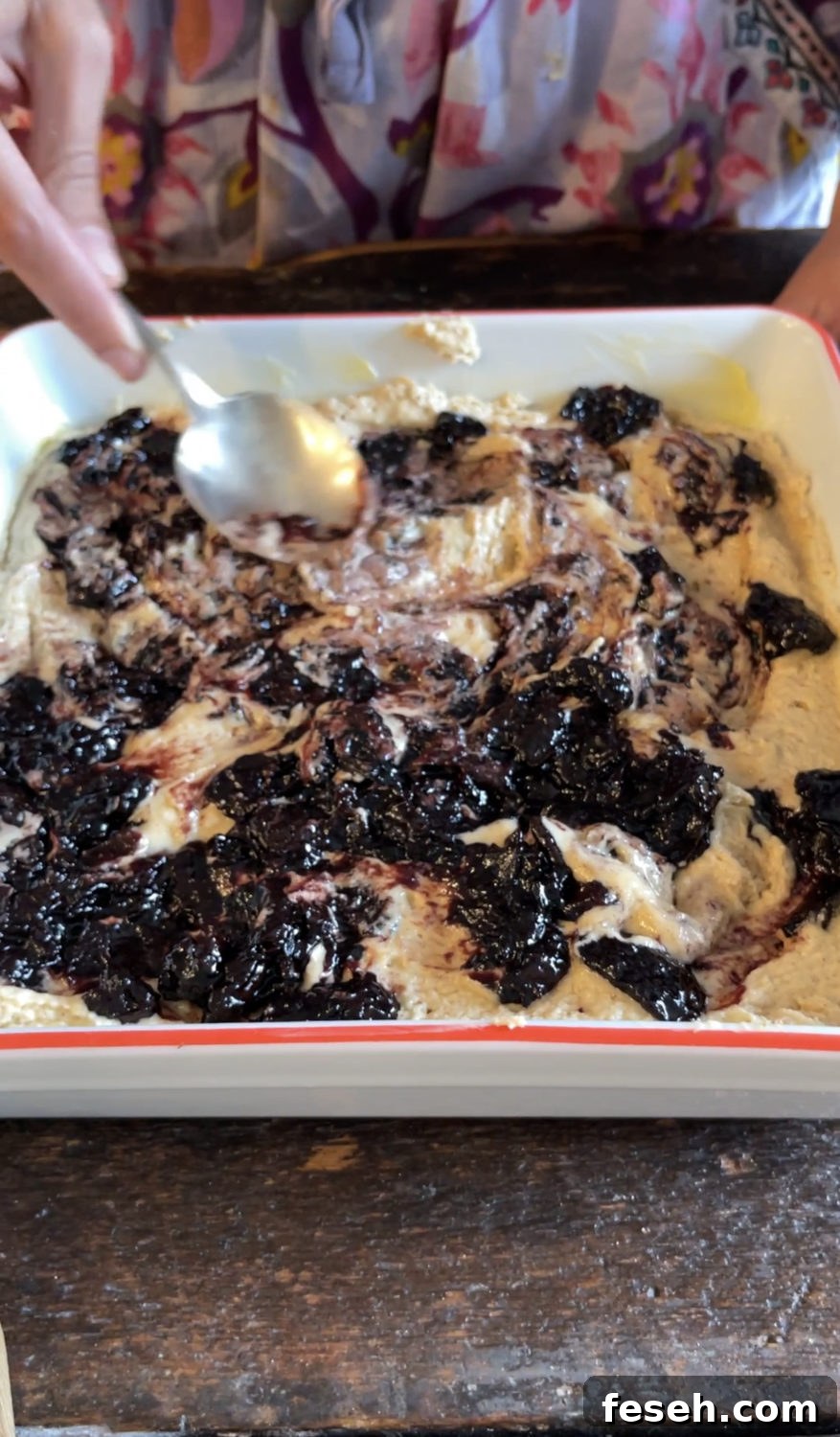 prune in gluten free blondies