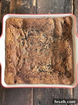 prune blondie final product