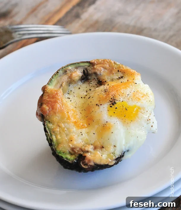 Baked Egg Avocado Cup Recipe - Add a Pinch