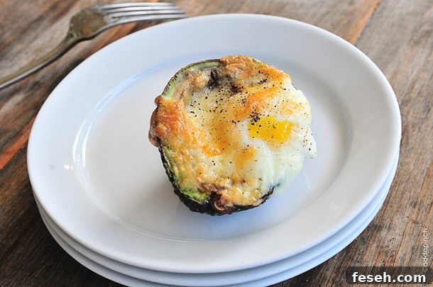 Baked Egg Avocado Cups | Add a Pinch