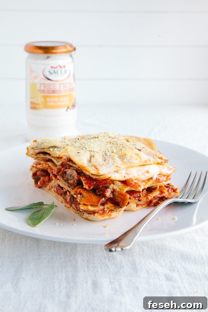 Vegan Mushroom Lasagna (Gluten-free)