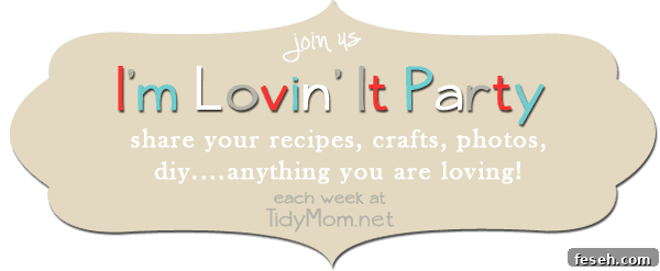 I'm Lovin It Party at TidyMom.net every week!