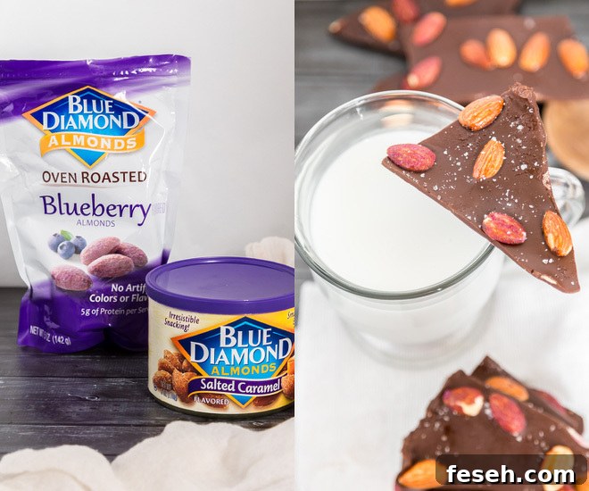 Dark Chocolate Almond Bark
