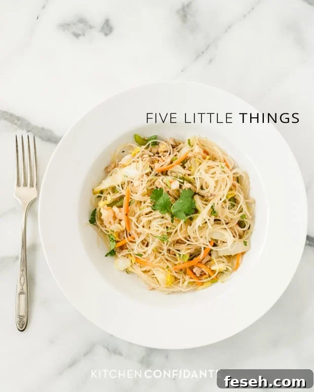 Five Little Things, May 10, 2013 | Kitchen Confidante | Pancit Bihon