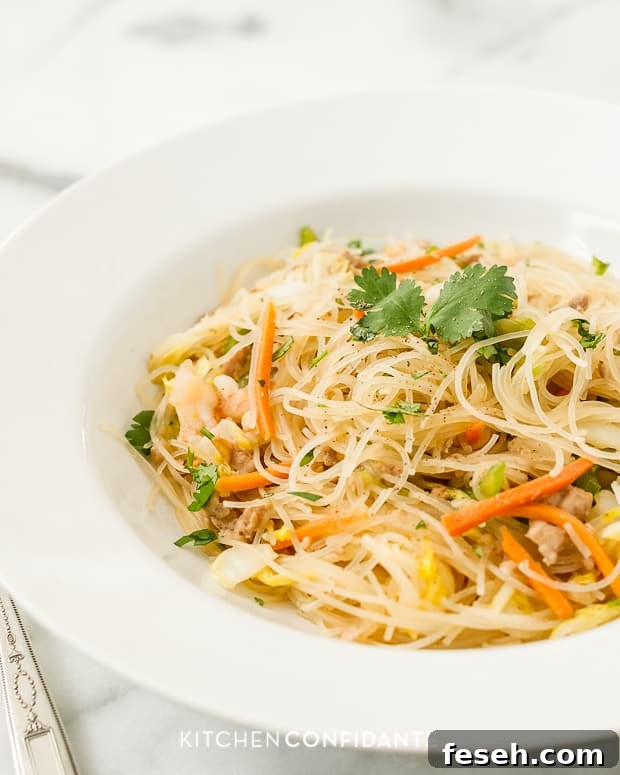 Pancit Bihon | Kitchen Confidante | Filipino Rice Noodles