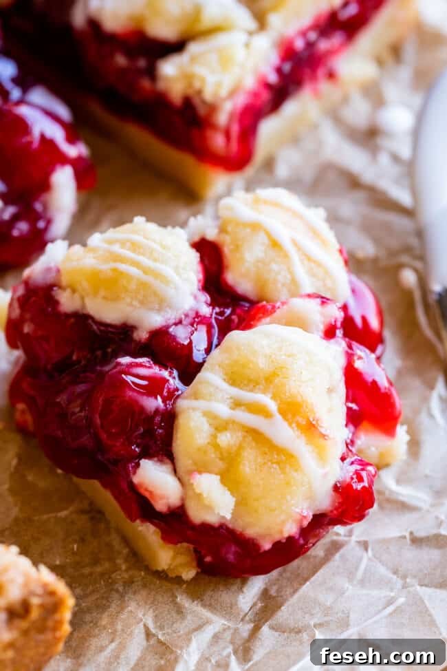 cherry pie bars
