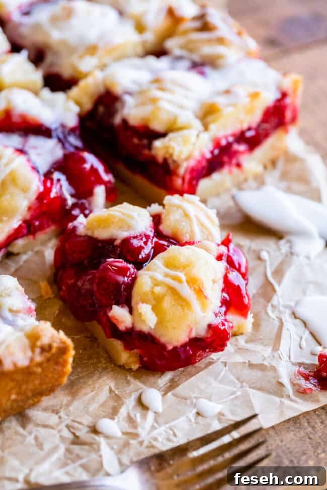 how to make cherry pie bars