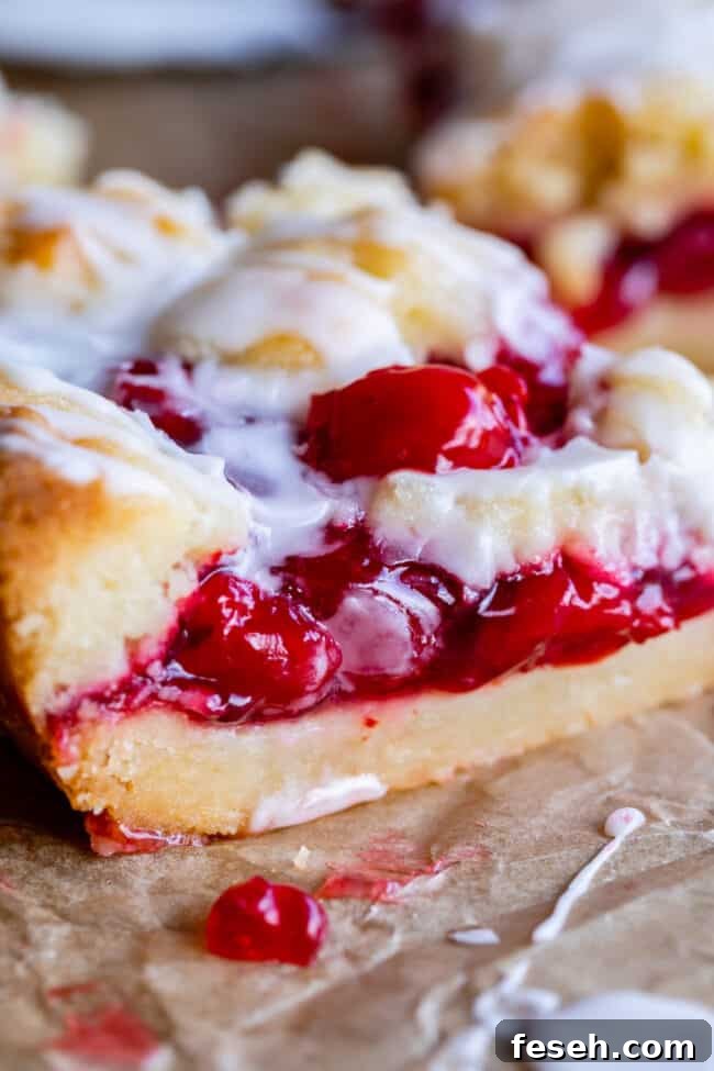 how to make cherry pie bars