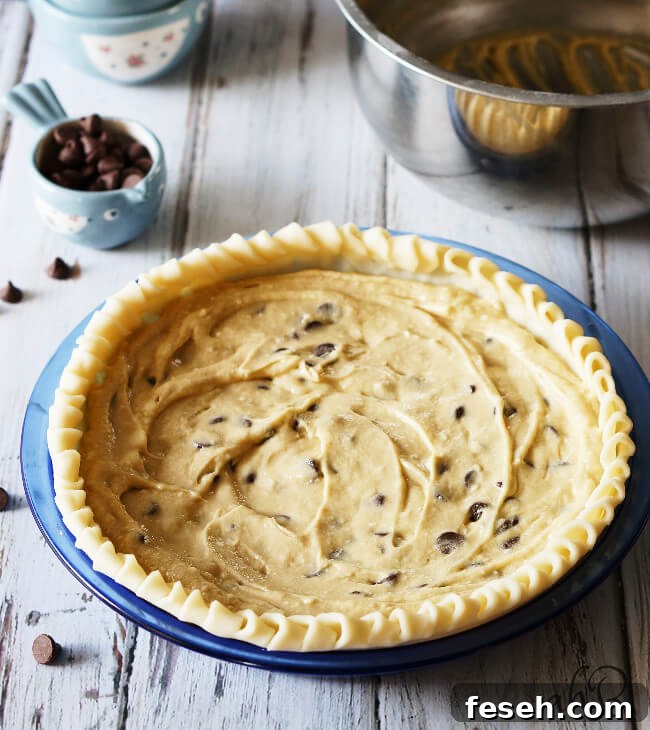 Chocolate Chip Cookie Pie