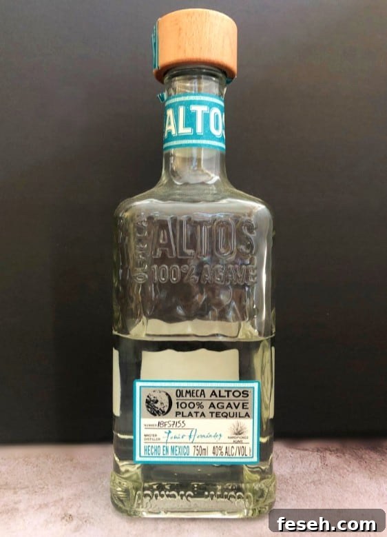 a bottle of altos tequila 