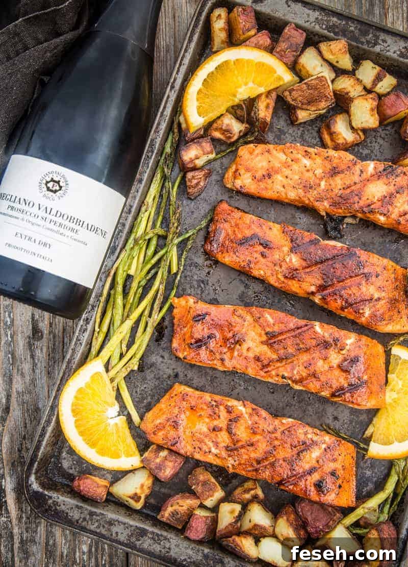 Grilled Salmon with Sweet Glaze
