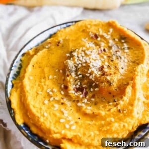 Roasted Carrot Za'atar Hummus | Perchance to Cook