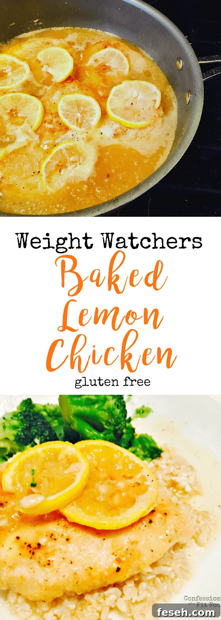 Weight Watchers Baked Lemon Chicken | Confessions of a Fit Foodie