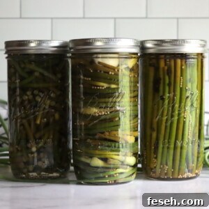 Pickled Garlic Scapes