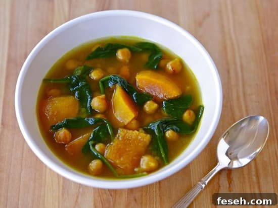 Butternut Squash and Chickpea Soup