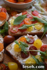 Ricotta and tomato toast