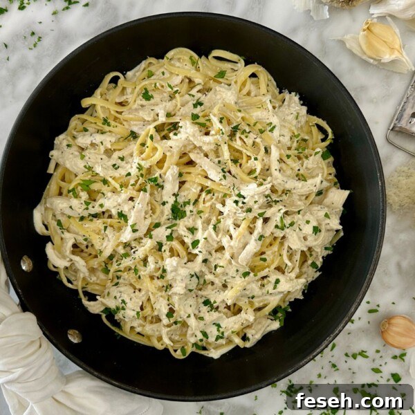 Chicken Alfredo Linguine