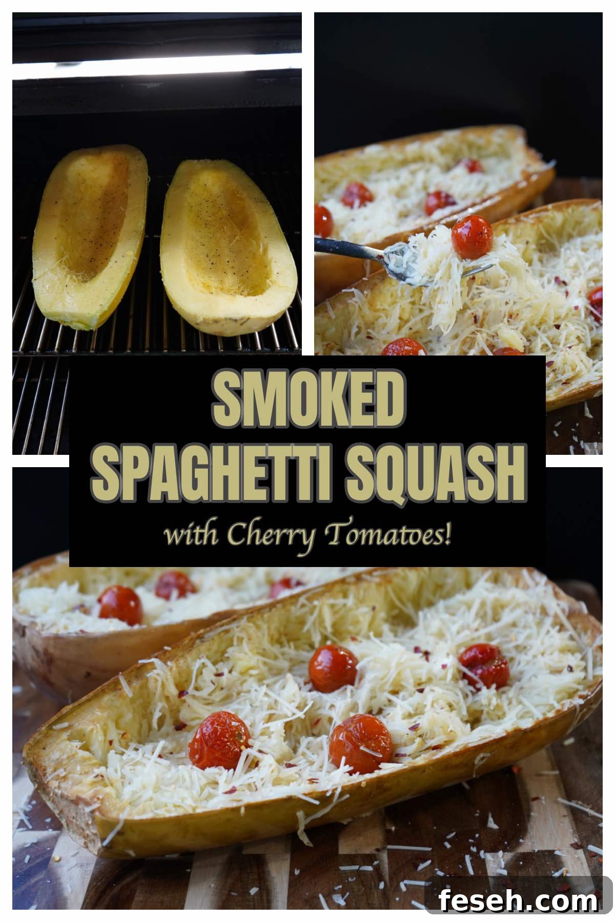 Smoked squash collage