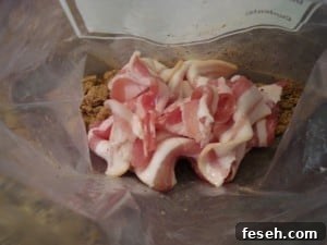 cut bacon