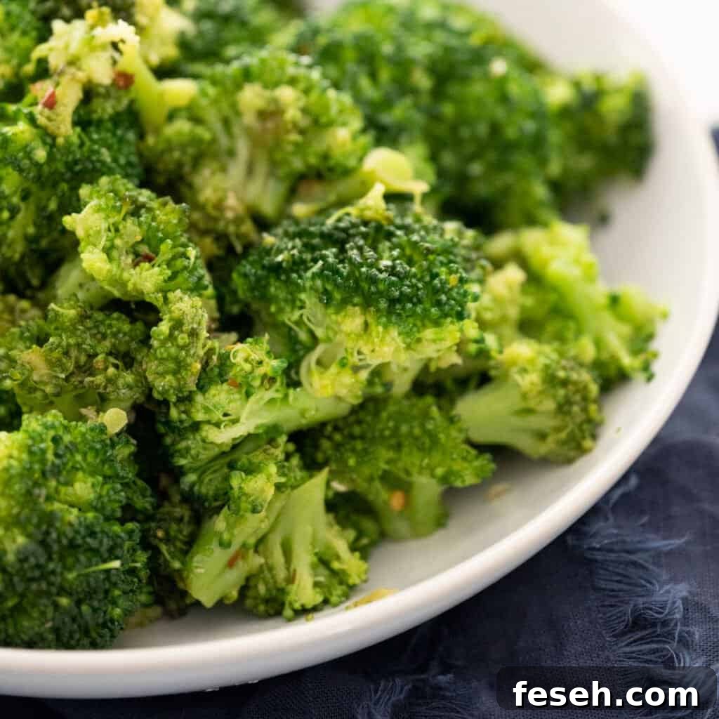 broccoli in white bowl