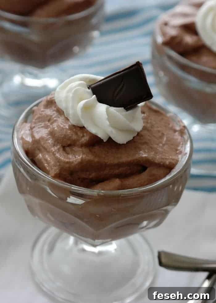 Image for Easy Whipped Dark Chocolate Mousse