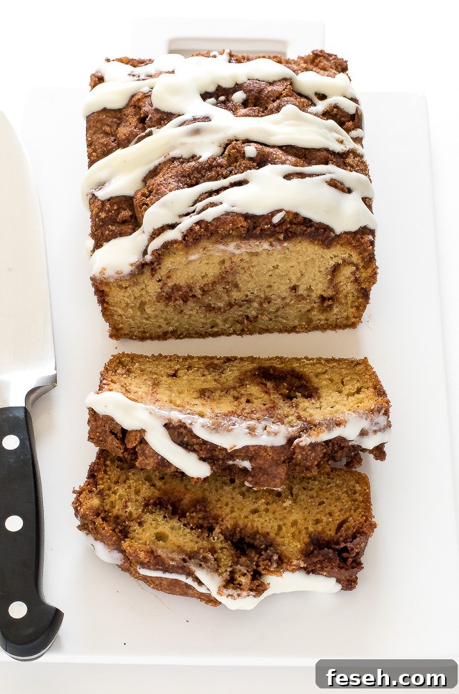 Cinnamon Swirl Quick Bread | chefsavvy.com