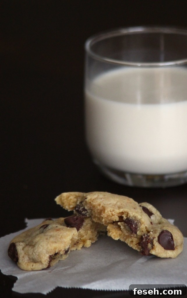 Best SOFT chocolate chip cookies I've ever had and no mixer needed!