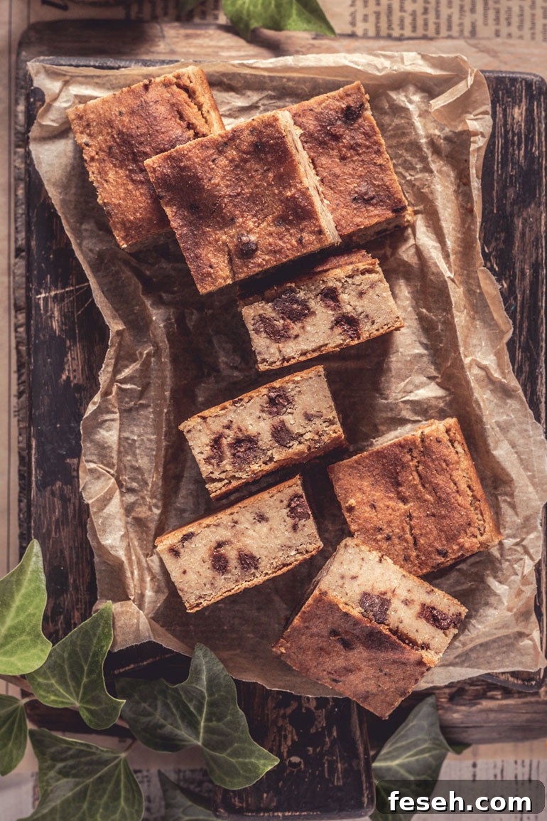 Gluten-Free Chickpea Banana Blondies