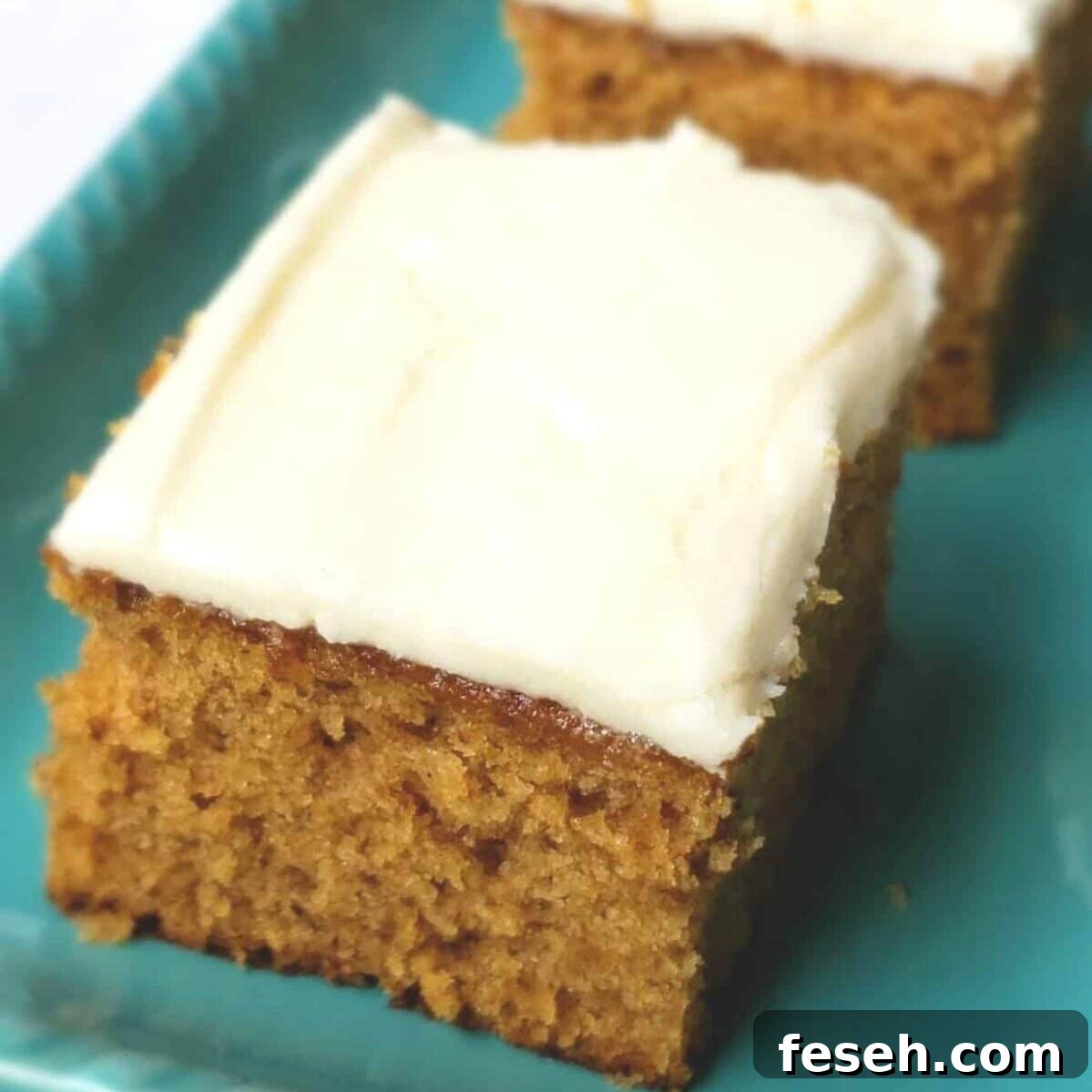 Maple frosted fig cake.