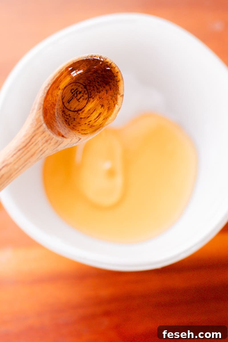 Adding all the ingredients to a small bowl.