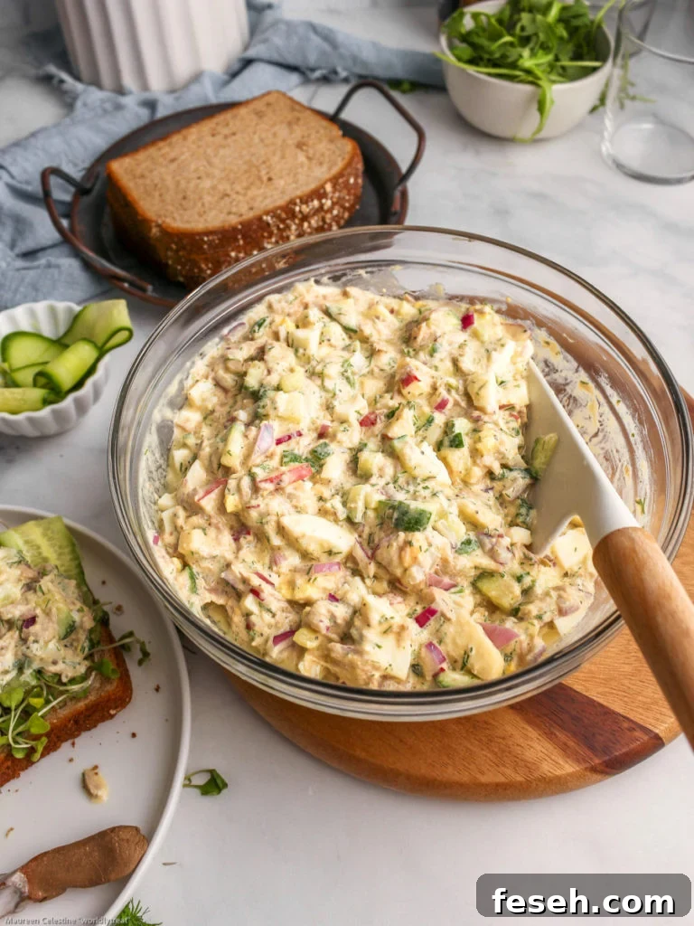 tuna cucumber salad