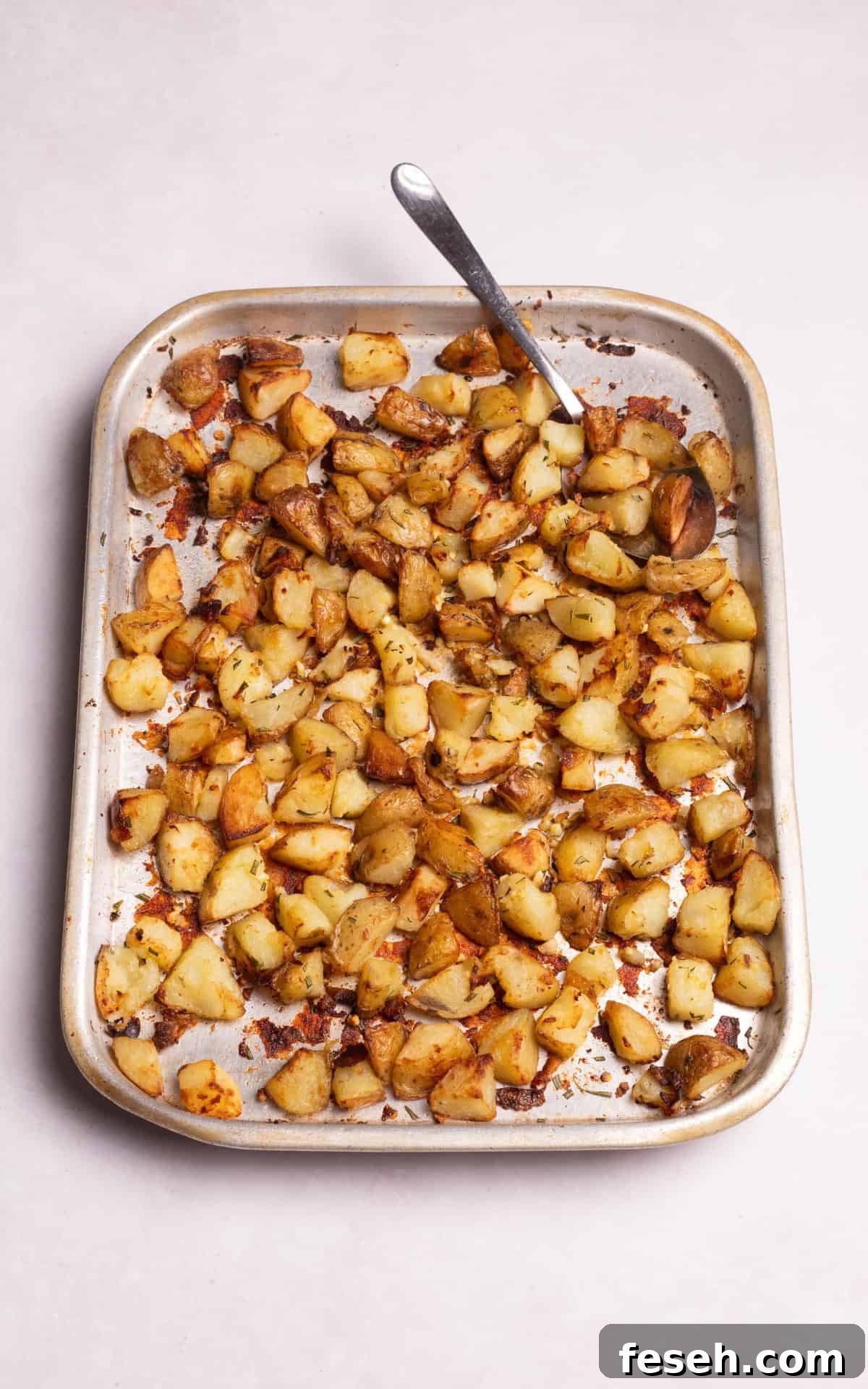 crispy parmentier potatoes made in the oven.