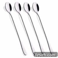 Long Handle Iced Coffee Spoons