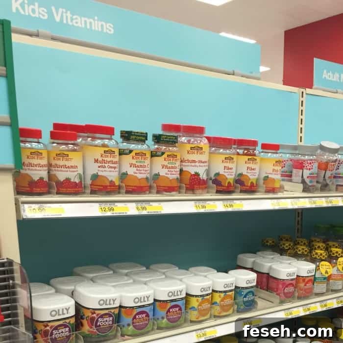 kids vitamins nature made instore